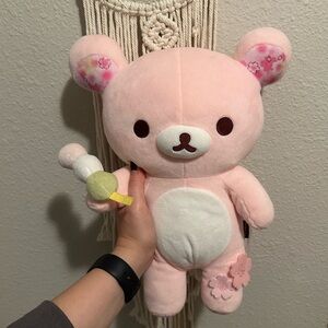 💕Reserved for buyer - Rilakkuma dango Sakura plush